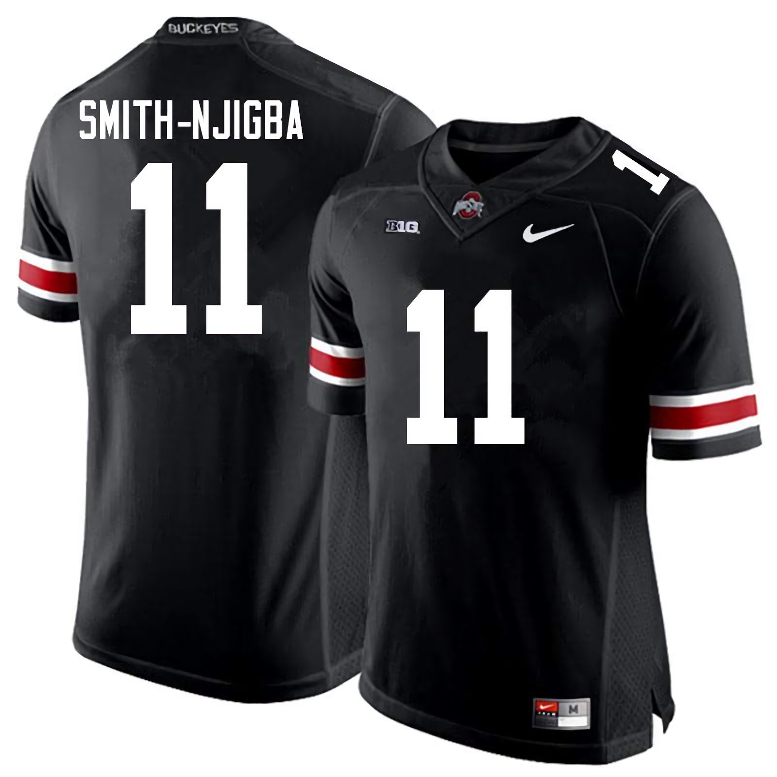 Jaxon Smith-Njigba Ohio State Buckeyes Men's NCAA #11 Nike Black College Stitched Football Jersey RET5056HH
